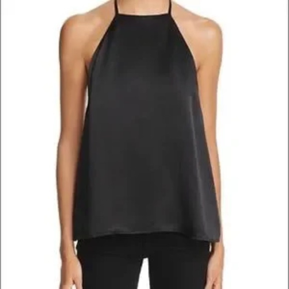 H&M Cami Black Silk top Size L